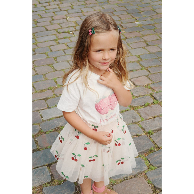 Rock für Mädchen "Tullie Ma Grande Cerise Glitter"
