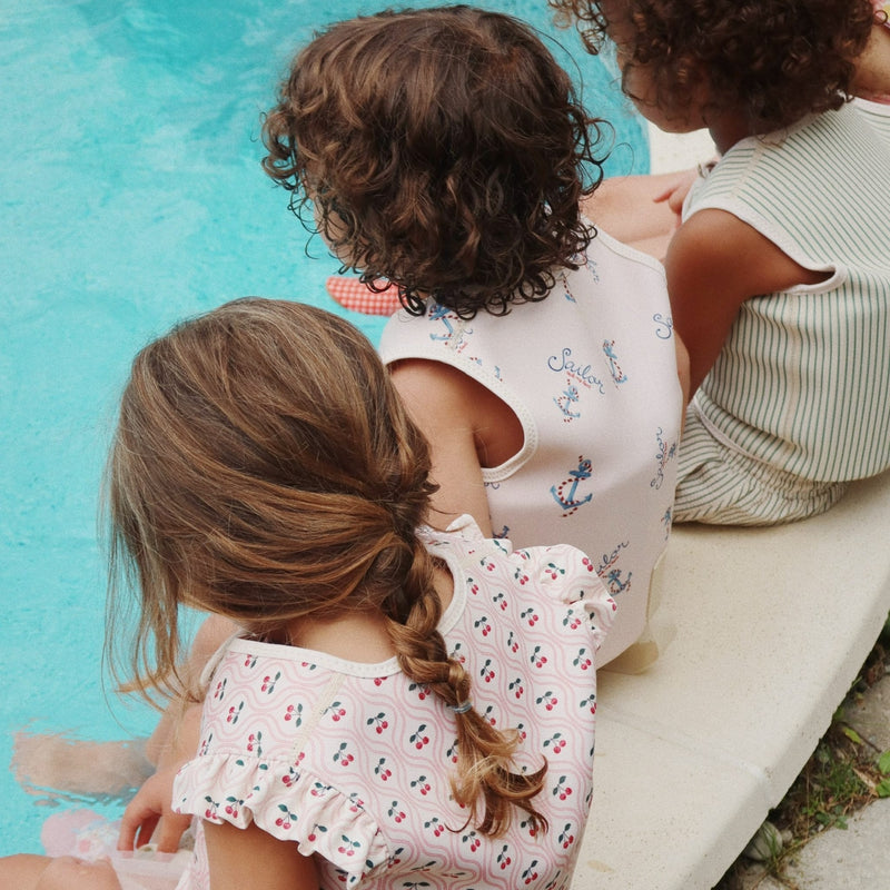 Kinder-Schwimmweste “Avery Cherry Pink Motif"