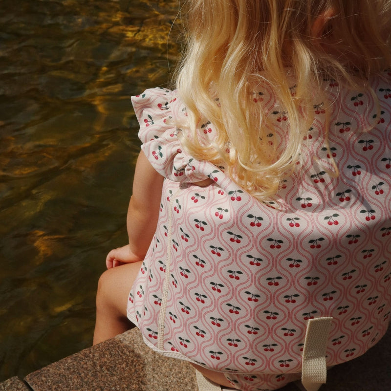 Kinder-Schwimmweste “Avery Cherry Pink Motif"