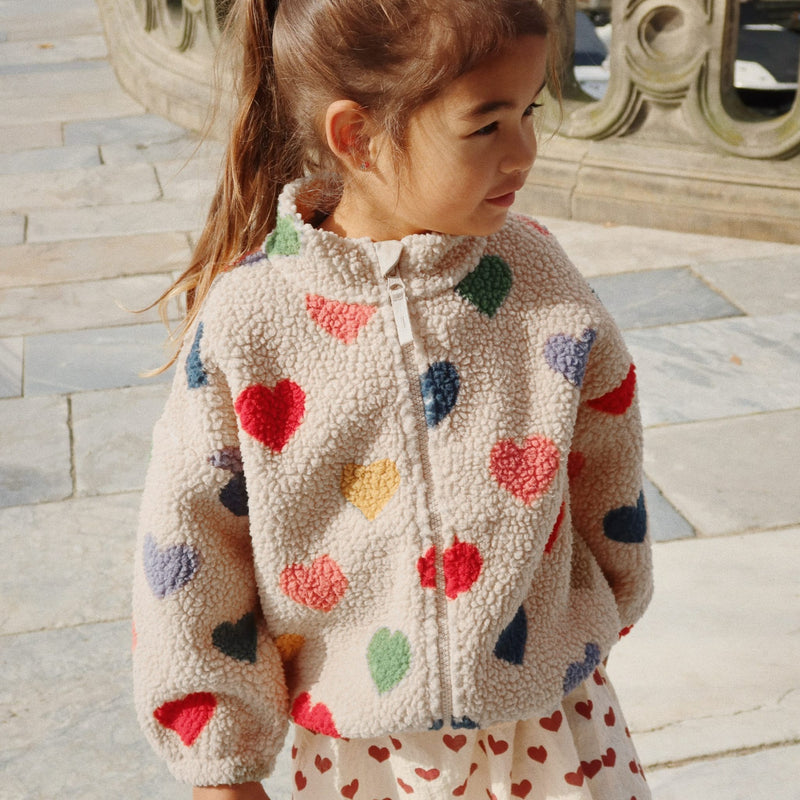 Teddy-Kinderjacke “Jody Bon Coeur Coloré"