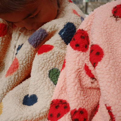 Teddy-Kinderjacke “Jody Bon Coeur Coloré"