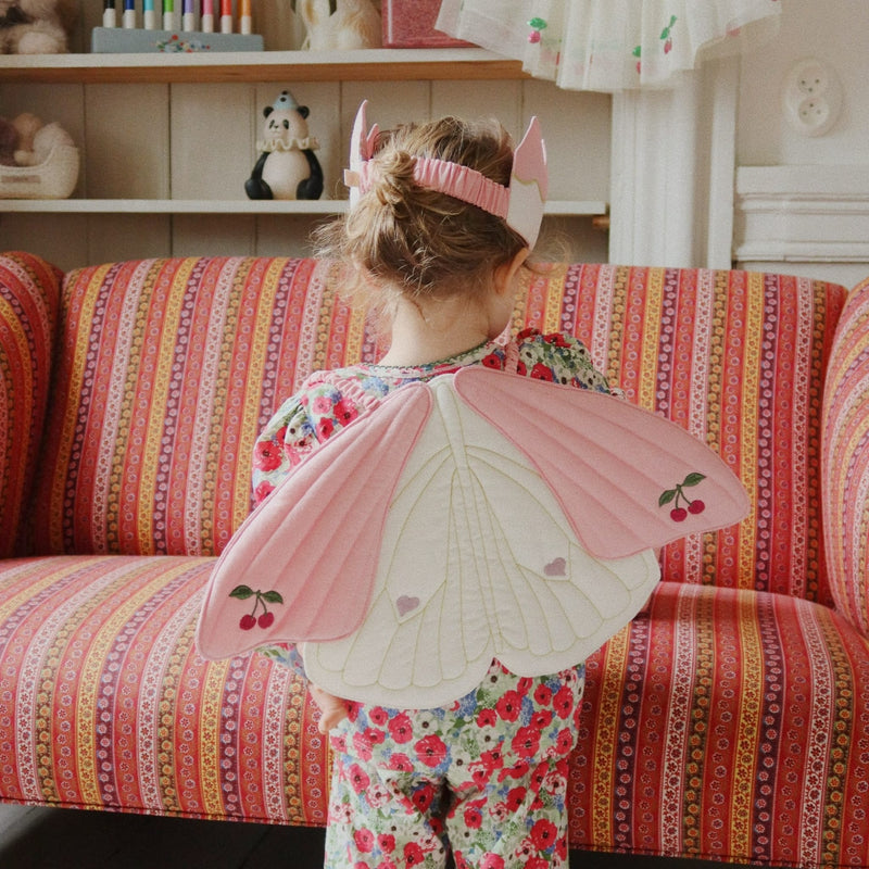 Schmetterlingskostüm-Set "Rosie blush" (3-teilig)