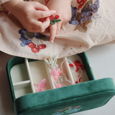 Schmuckkästchen aus Samt "All I Wish"