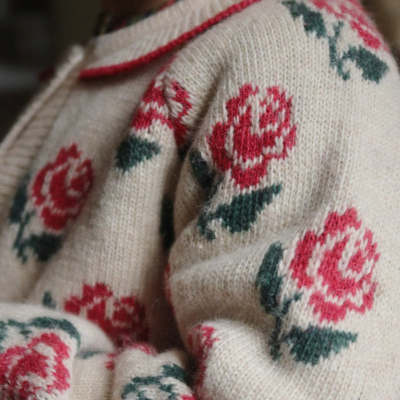 Strick-Cardigan für Mädchen "Belou Rose"