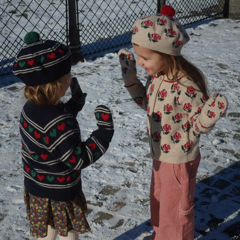 Strick-Cardigan für Mädchen "Belou Rose"