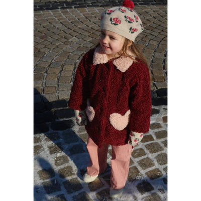 Kinder-Baskenmütze “Belou Rose"