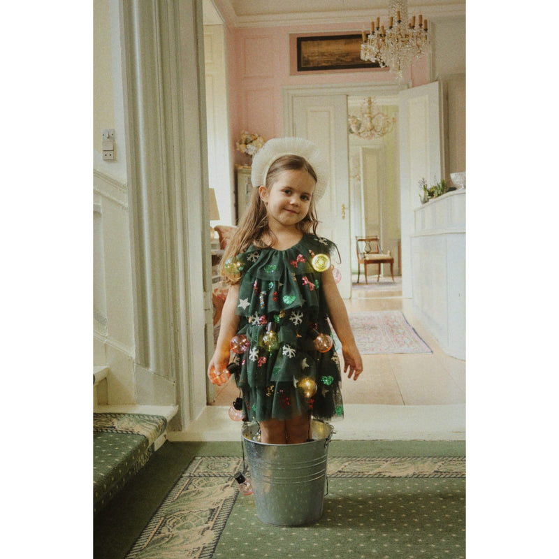 Festliche Tüllkleid "Yvonne Christmas Dress Hunter Green"