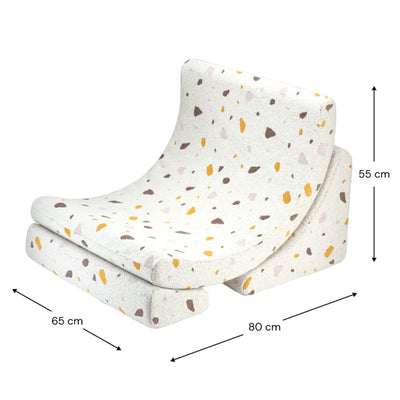 Kindersessel Moon "Terrazzo Marble"