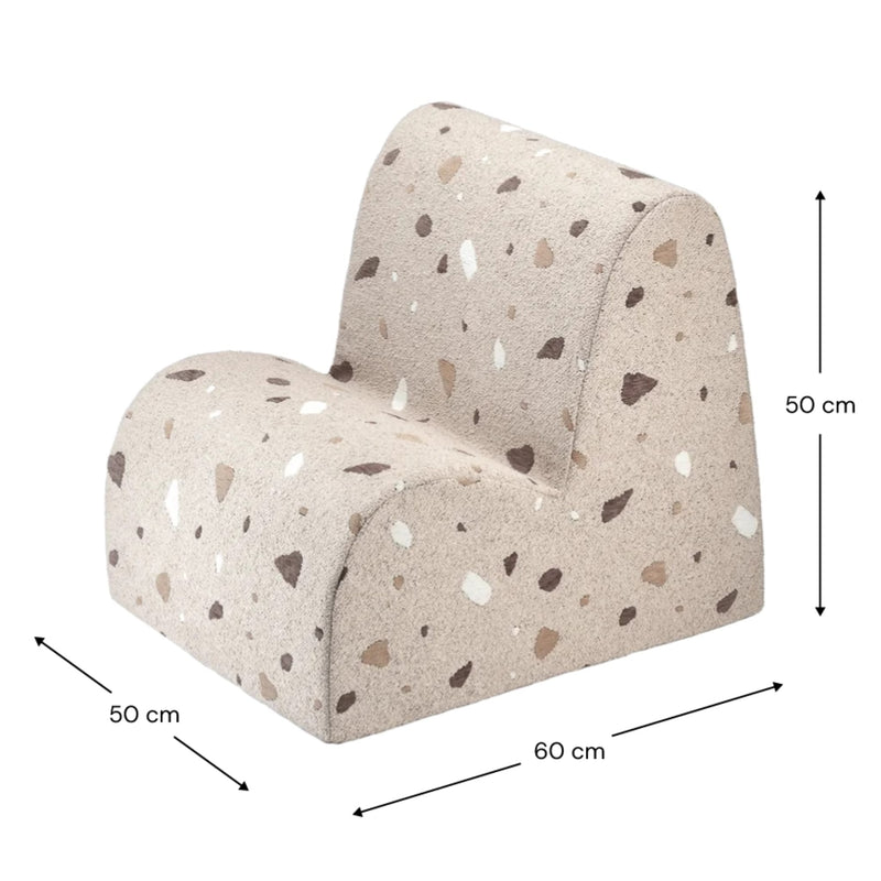 Kindersessel  "Terrazzo Sand "