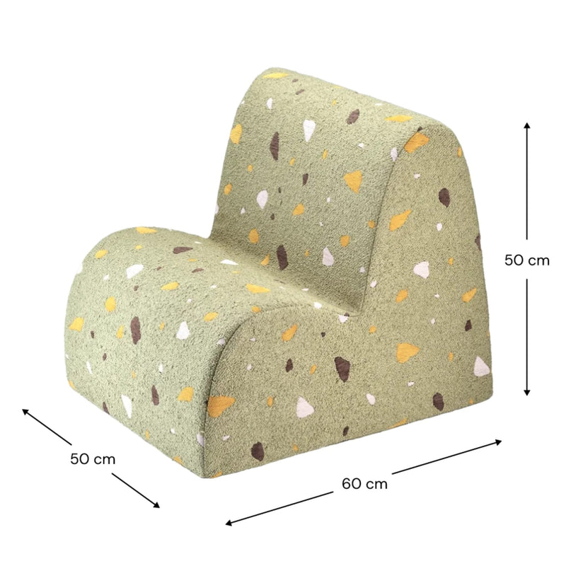 Kindersessel  "Terrazzo Moss"