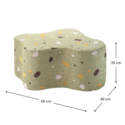 Sitzpuff "Cloud Terrazzo Moss"