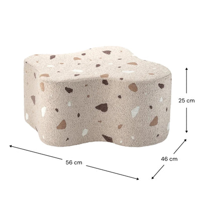 Sitzpuff "Cloud Terrazzo Sand"