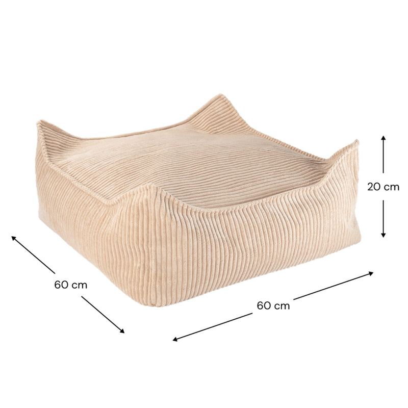 Sitzhocker "Square Brown Sugar"