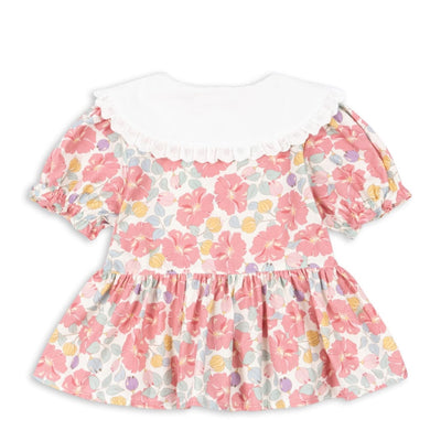 Blouse"Coeur Fleur Anglaise"