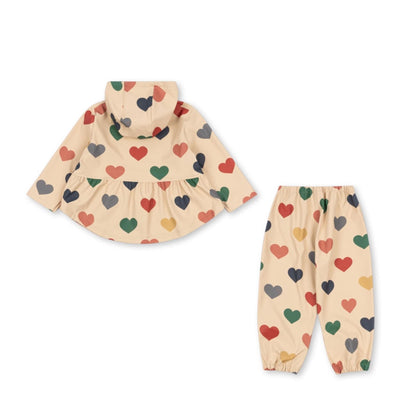Regenbekleidungsset für Kinder "Faire Bon Coeur Coloré"