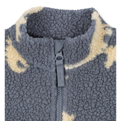 Teddy-Kinderjacke “Jody Dino Mist”