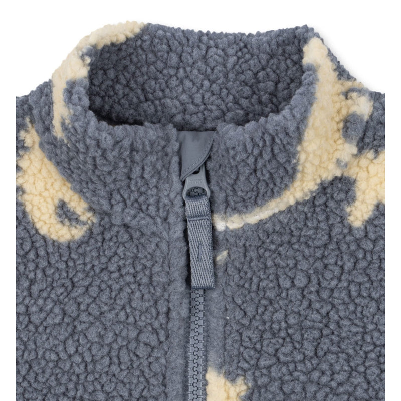 Teddy-Kinderjacke “Jody Dino Mist”