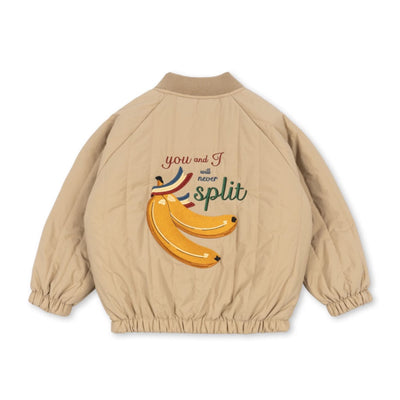 Kinder-Bomberjacke “Juno Travertine"
