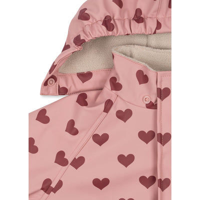 Regenbekleidungsset für Kinder "Palme Amour Pink"