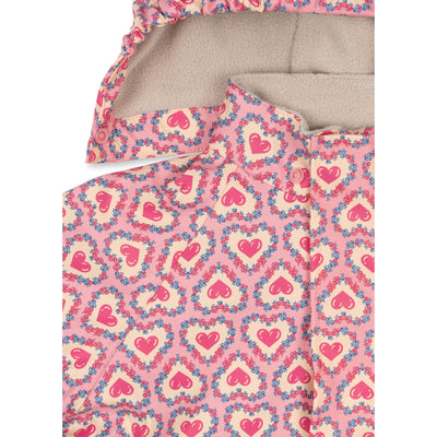 Regenbekleidungsset für Kinder "Palme Felice Rose"
