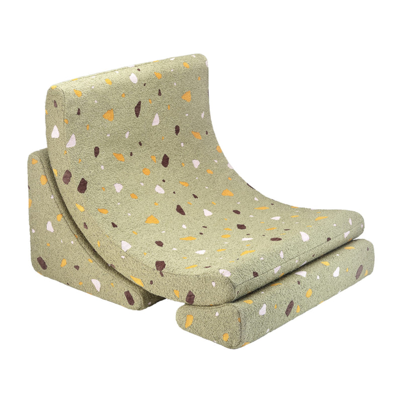 Kindersessel Moon "Terrazzo Moss"