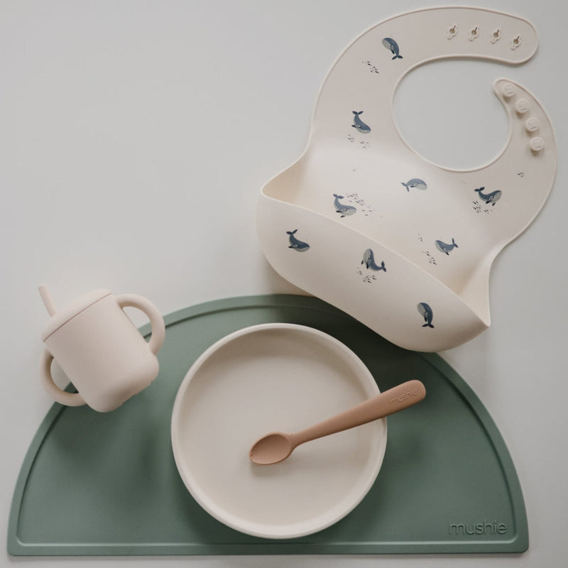 Trinklernbecher mit Strohhalm  “Ivory”