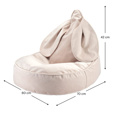 Sitzsack "Bunny Dusty Beige"