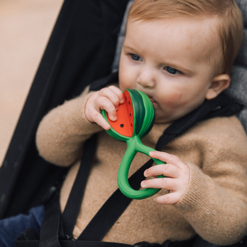 Beißring & Rassel “Watermelon" 2-in-1