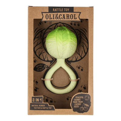 Beißring & Rassel “Cabbage" 2-in-1