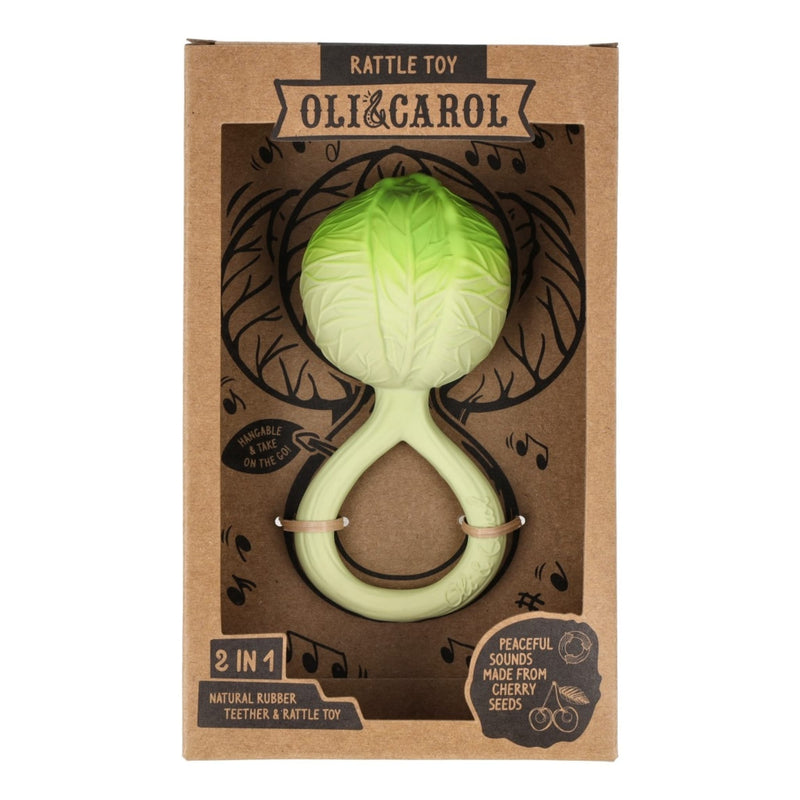Beißring & Rassel “Cabbage" 2-in-1