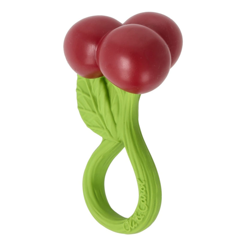Beißring & Rassel “Cherry" 2-in-1