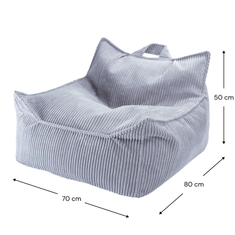 Sitzsack Sessel "Blueberry Blue"