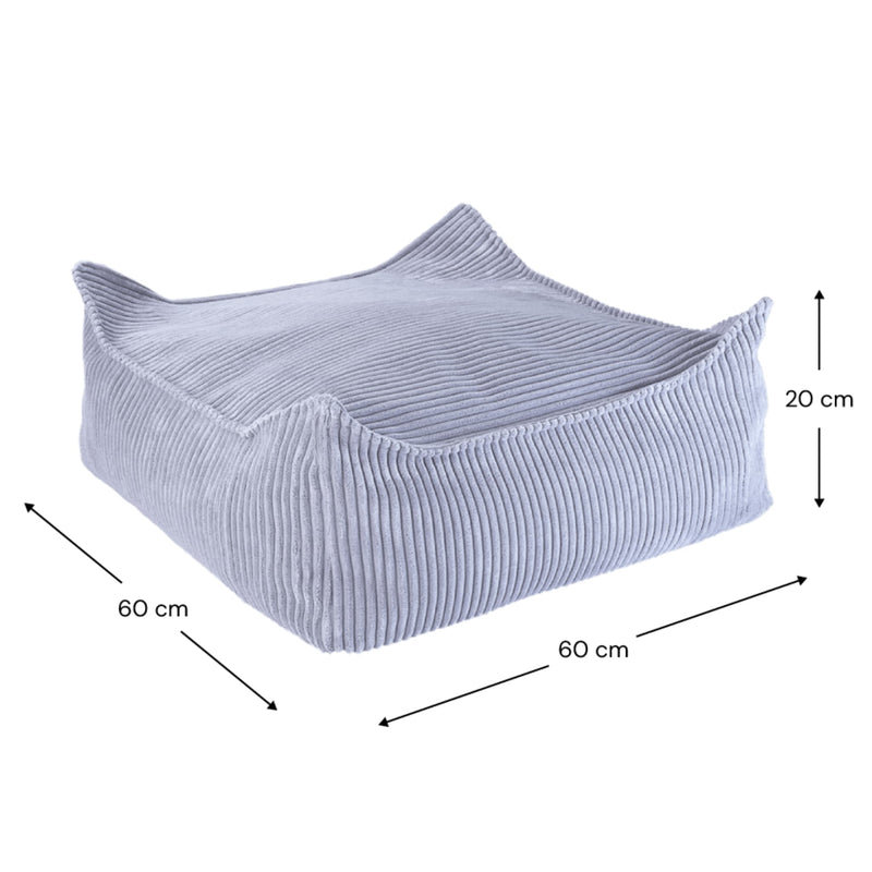 Sitzhocker "Square Blueberry Blue"