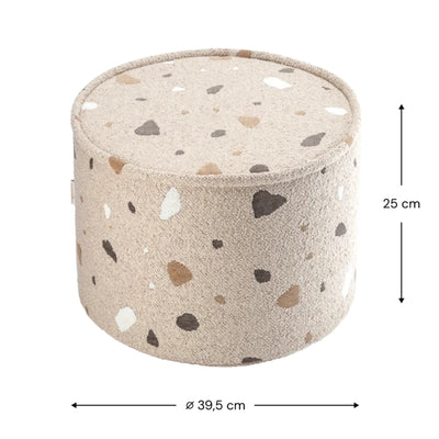 Sitzpuff "Terrazzo Sand"