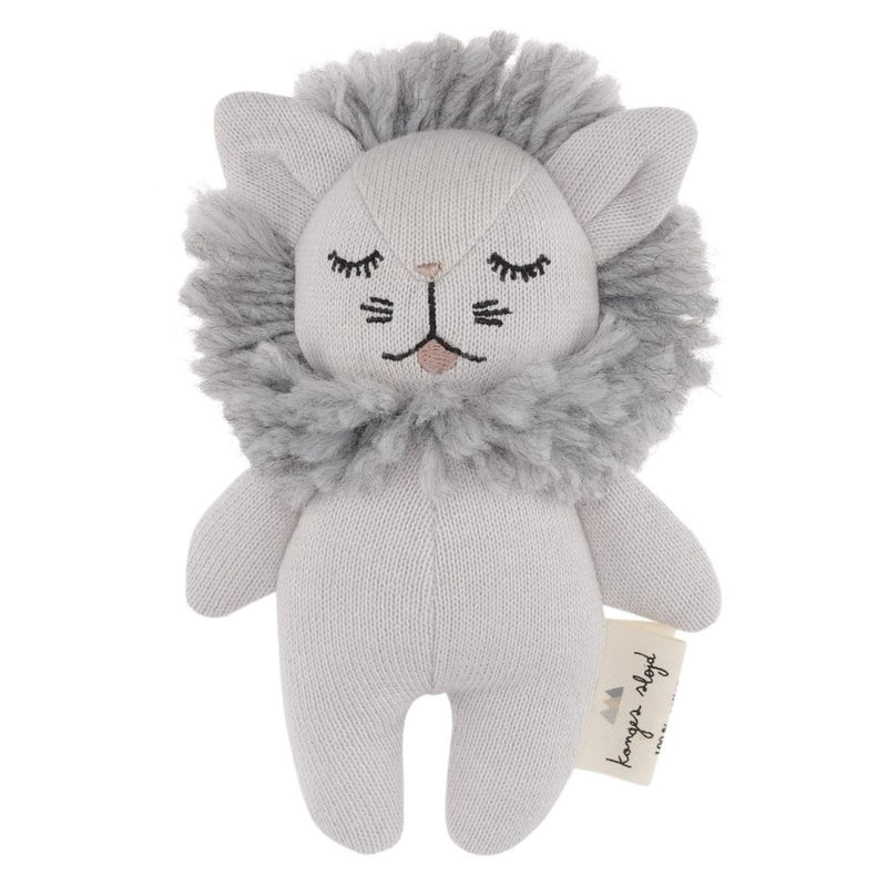 Babyrassel “Mini Lion Grey” mit Glöckchen