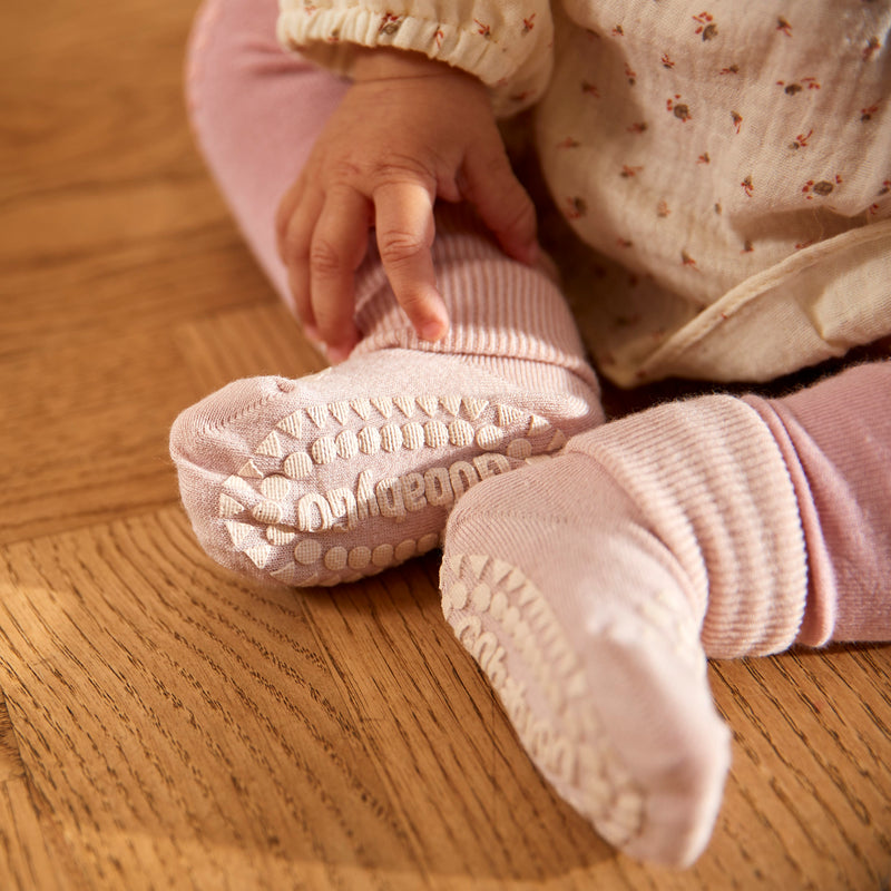 Rutschfeste Bambussocken “Soft Pink“