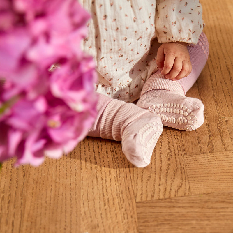 Rutschfeste Bambussocken “Soft Pink“