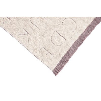 Waschbarer Baumwollteppich “ABC XS” 130 x 90 cm