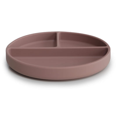 Kinder-Menüteller aus Silikon “Cloudy Mauve”