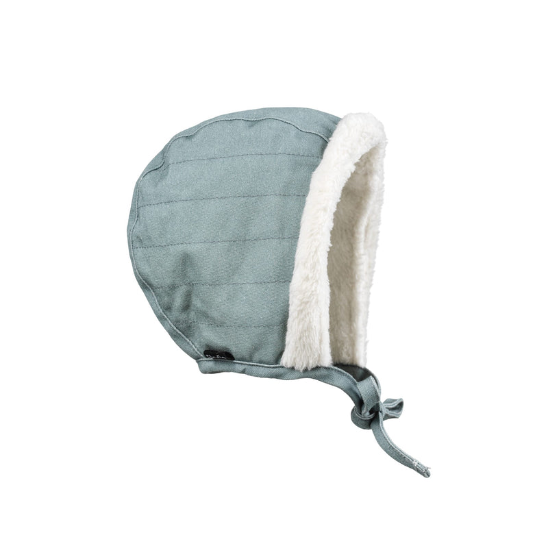 Vintage Baby Wintermütze "Pebble Green"