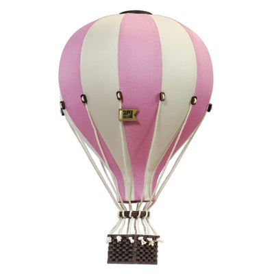 Heißluftballon “Rosa / Vanille“ L