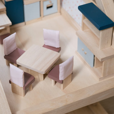 Puppenhaus-Esszimmer "Dining Room-Orchard"