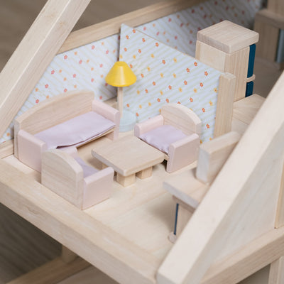 Puppenhaus-Wohnzimmer "Living Room-Orchard"