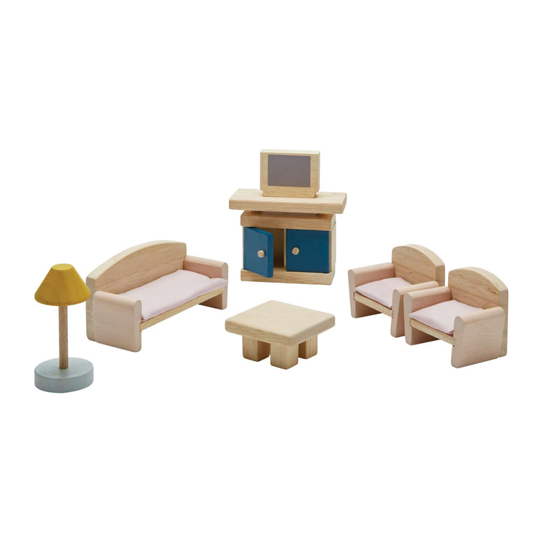 Puppenhaus-Wohnzimmer "Living Room-Orchard"