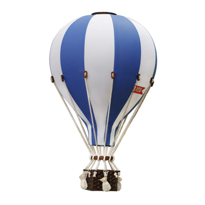 Heißluftballon “Marineblau / Weiß“ S