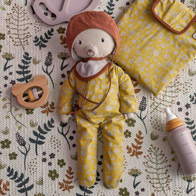 Stoffpuppe “Nalle” mit Zubehör