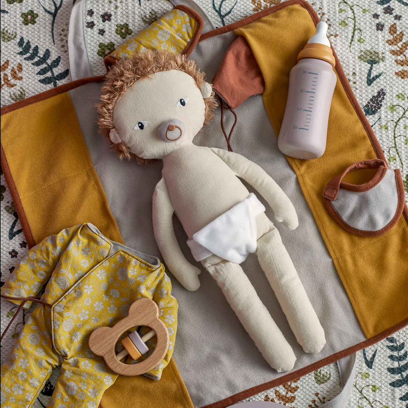 Stoffpuppe “Nalle” mit Zubehör