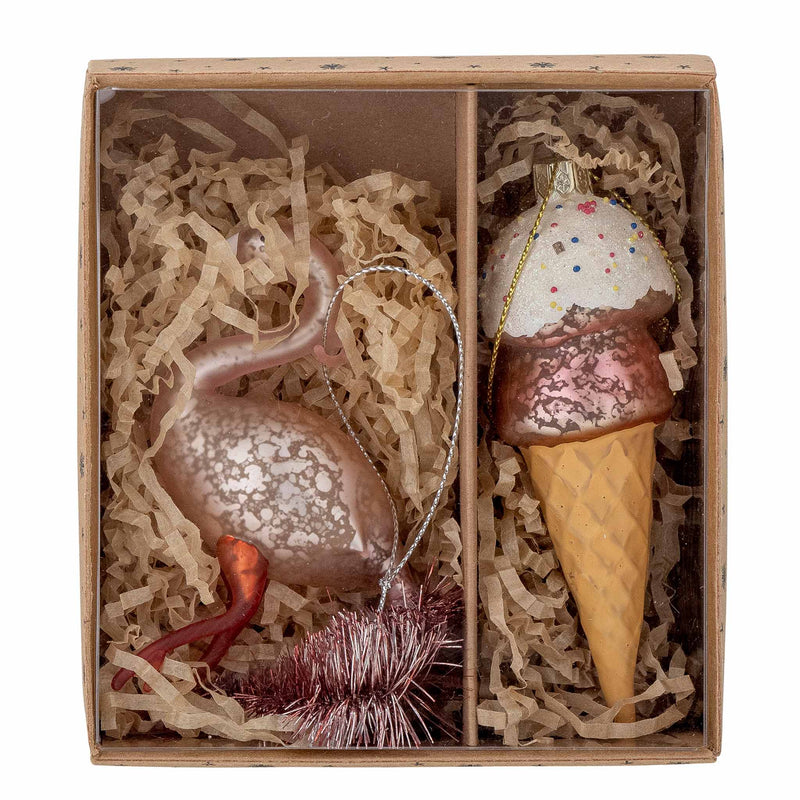 Weihnachtsornament “Rosina Rose” 2er Pack
