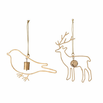 Weihnachtsornament “Rodez Brass” 2er Pack
