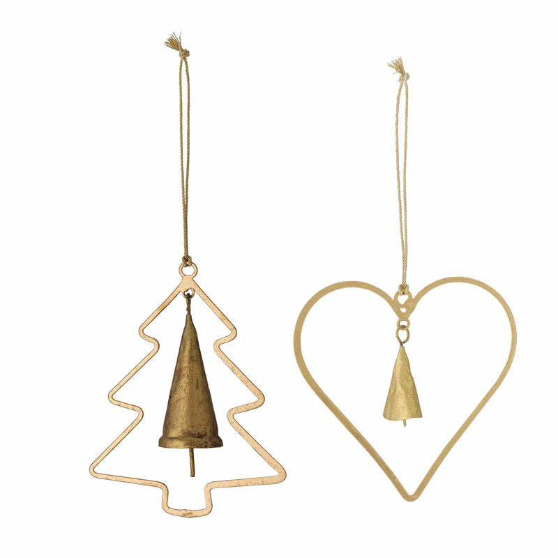 Weihnachtsornament “Rodez Brass” 2er Pack